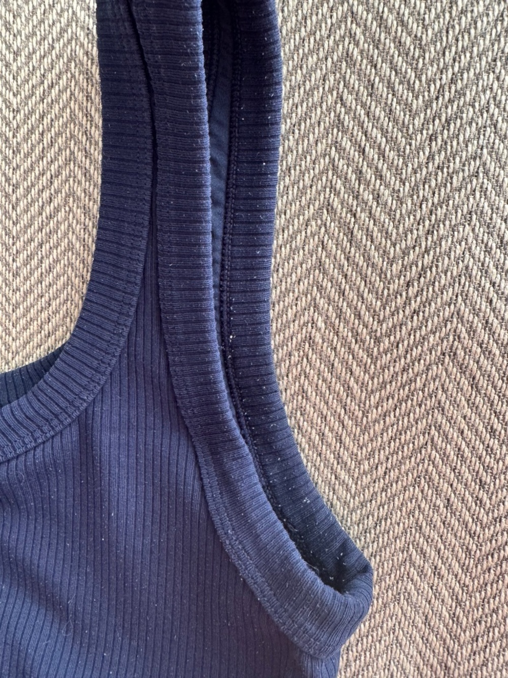 Alo Wellness Bra True Navy Medium Bralette Sports Workout - Picture 3 of 5